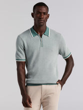 Bi-Color Stitch Zip Polo
– Perry Ellis on sale