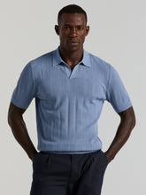 Mesh Stripe Sweater Polo
– Perry Ellis