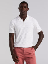 Geometric Pattern Zip Polo Sweater
– Perry Ellis near me